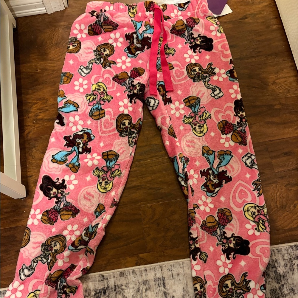 Kids Pink Cartoon Pajamas